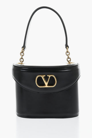 Leather Handbag VANITY with Chain Strap