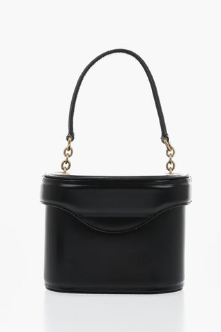 Leather Handbag VANITY with Chain Strap