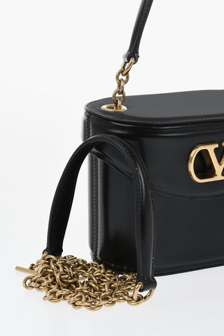 Leather Handbag VANITY with Chain Strap