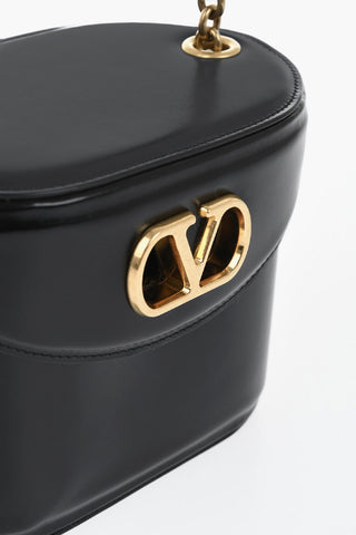 Leather Handbag VANITY with Chain Strap