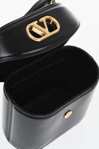 Leather Handbag VANITY with Chain Strap