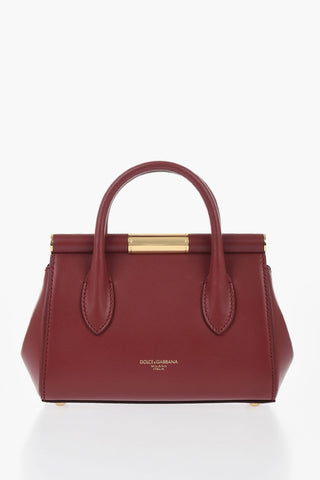 Leather Handbag With Chain Strap