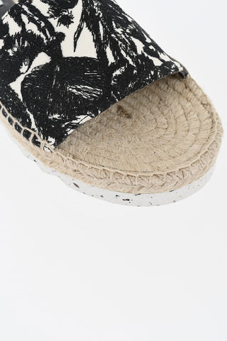 BANANATEX Canvas-Slides mit Raffia-Sohle