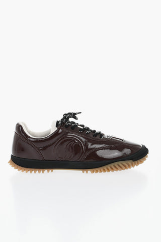 Schnür-Sneaker S-WAVE aus Eco-Lackleder