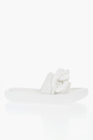 Slides in Eco-Pelle AIR con Dettaglio Catena