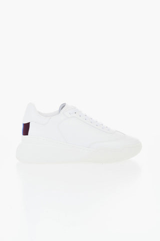 Schnür-Sneaker aus Eco-Leder mit Gummisohle