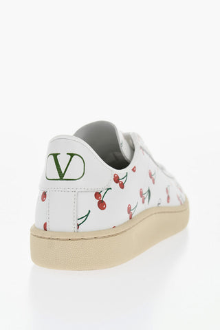 Gemusterte Ledersneaker CHERRY