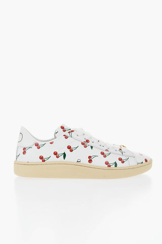Gemusterte Ledersneaker CHERRY