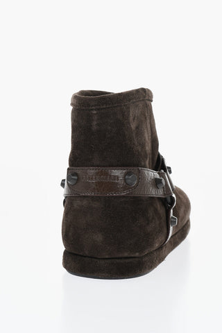 Suede Ankle Boots ALASKA With Studded Detail