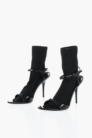 Sandali in Vernice AVENUE con Design Sock 11cm