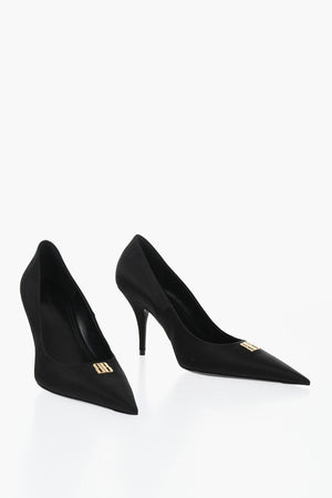 Pumps in Satin EDIT con Monogram Frontale 10cm