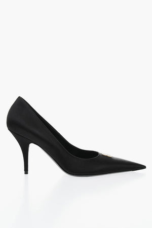 Pumps in Satin EDIT con Monogram Frontale 10cm