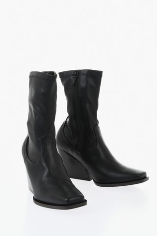 Stivaletti Texani COWBOY in Eco-Pelle 10cm