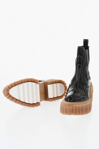 Western Ankle Boots EMILIE with Visible Stitching 6cm