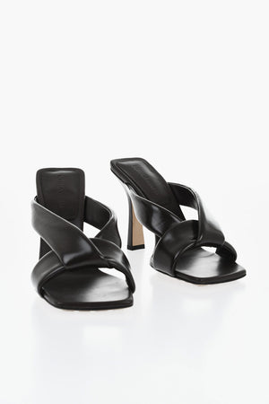 Open-Toe Leather Mules CUSHION LUX 11cm