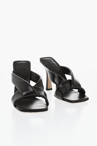 Open-Toe Leather Mules CUSHION LUX 11cm