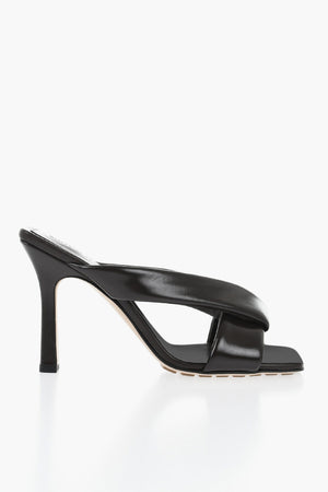 Open-Toe Leather Mules CUSHION LUX 11cm