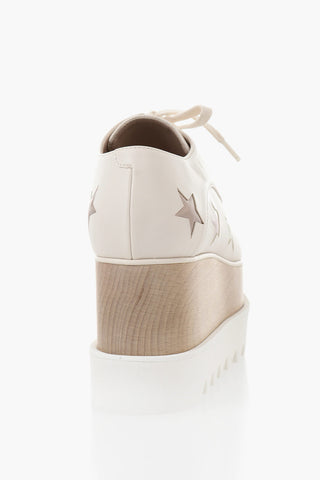Plateau-Sneaker ELYSE aus Eco-Leder mit 9 cm Holzabsatz