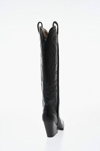 Eco-Leather Texan Boots COWBOY CLOUDY 9cm