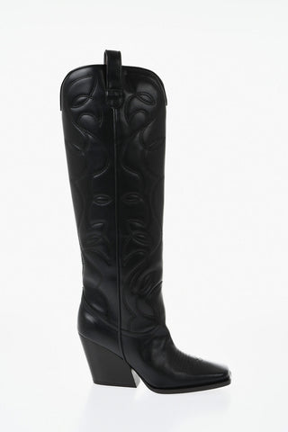 Eco-Leather Texan Boots COWBOY CLOUDY 9cm