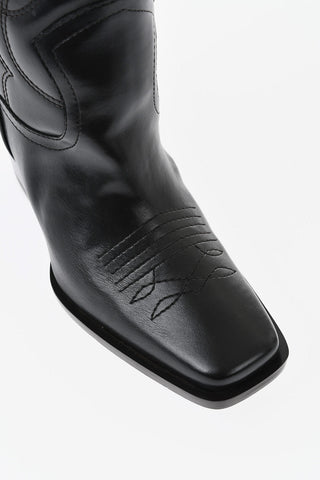 Eco-Leather Texan Boots COWBOY CLOUDY 9cm