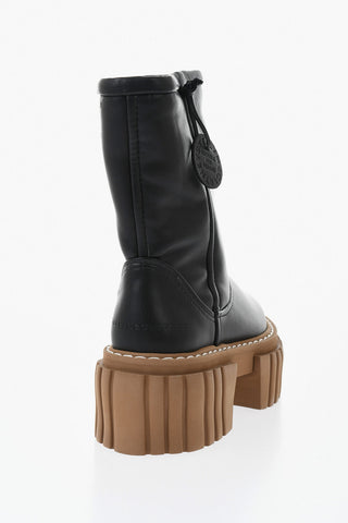 Platform Ankle Boots EMILIE in Eco-Leather 6cm