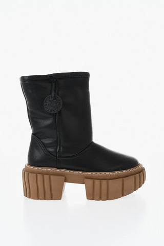 Platform Ankle Boots EMILIE in Eco-Leather 6cm