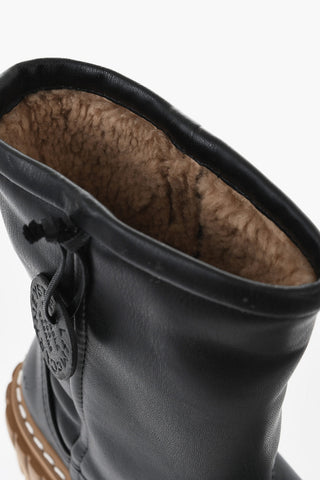 Platform Ankle Boots EMILIE in Eco-Leather 6cm