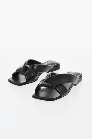 Slides CUSHION LUX in Pelle