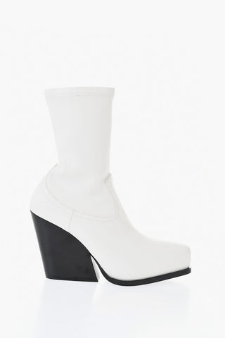 Eco-Leather Texan Ankle Boots COWBOY 10cm