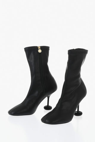 Eco-Leather Boots SHROOM with Internal Zip 10cm