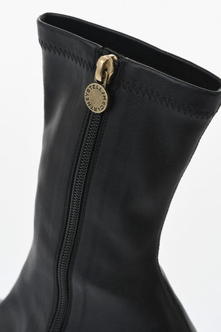 Eco-Leather Boots SHROOM with Internal Zip 10cm