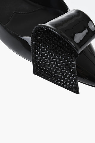 Patent Slingbacks with 6cm Rigid Rhinestone Detail