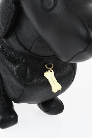 Pebbled Leather Dachshund-Shaped Bag
