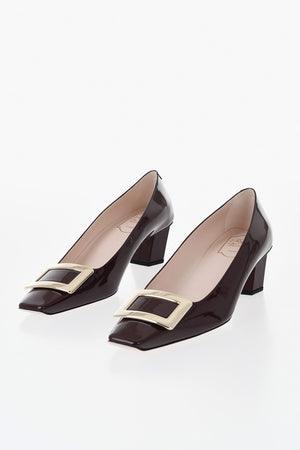 Lackleder-Pumps BELLE Mit Frontdetail 5cm