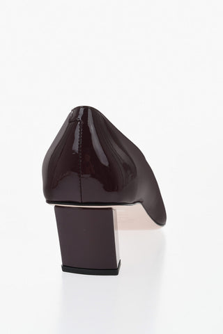 Lackleder-Pumps BELLE Mit Frontdetail 5cm