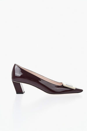 Lackleder-Pumps BELLE Mit Frontdetail 5cm
