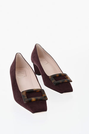 Pumps BELLE Aus Wildleder Mit Vorderdetail