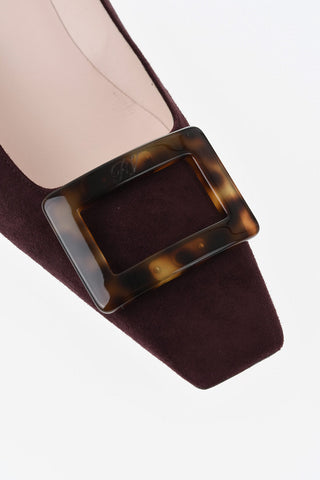Decolletè BELLE In Suede con Dettaglio Frontale