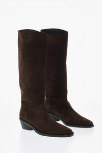 Texanerstiefel BRONCO Aus Wildleder Mit 5cm Absatz