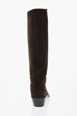 Suede Cowboy Boots BRONCO With 5cm Heel