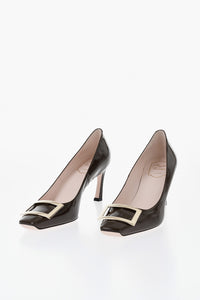 Patent Leather Pumps TROMPETTE with Front Detail 6cm