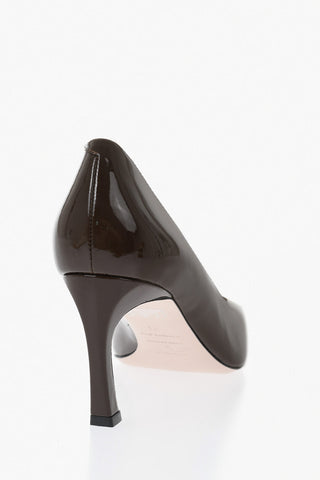Lackleder-Pumps TROMPETTE Mit Frontdetail 6cm