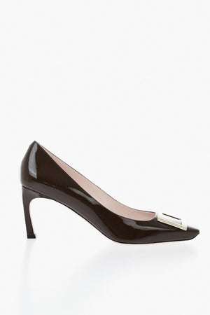 Lackleder-Pumps TROMPETTE Mit Frontdetail 6cm