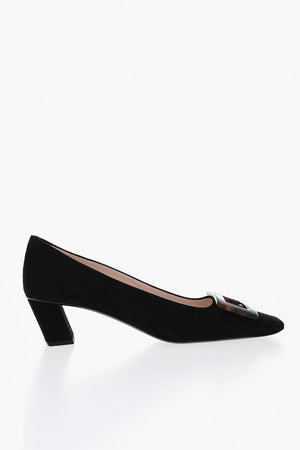 Wildleder-Pumps BELLE Mit Frontdetail 5CM