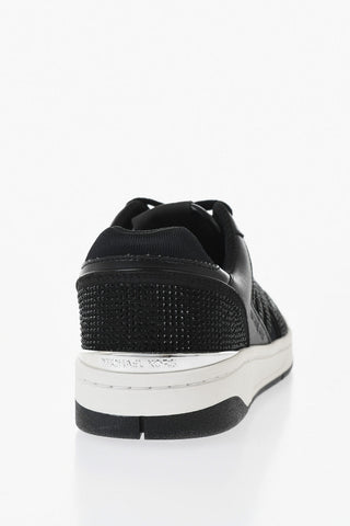 MICHAEL Sneakers Basse REBEL In Pelle con Strass