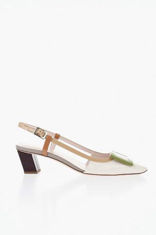 Patent Leather Ankle-Strap Pumps 5cm