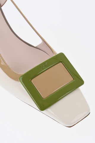 Patent Leather Ankle-Strap Pumps 5cm