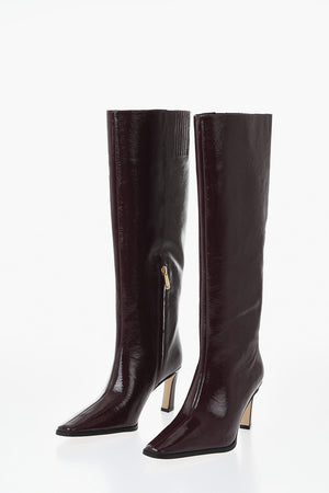 MICHAEL Leather Boots DARRAH with Side Zip 8cm