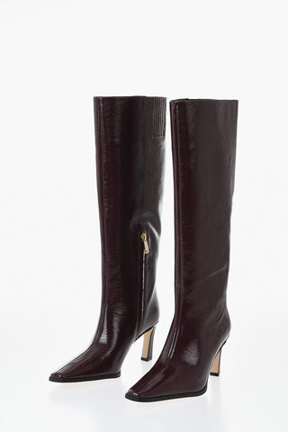 MICHAEL Leather Boots DARRAH with Side Zip 8cm